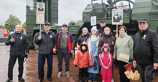 Сотрудники Полоцкого филиала приняли участие в шествии