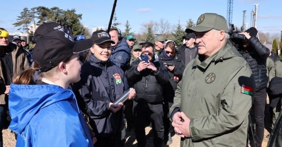 Лукашенко заложил капсулу на месте строительства Национального исторического музея